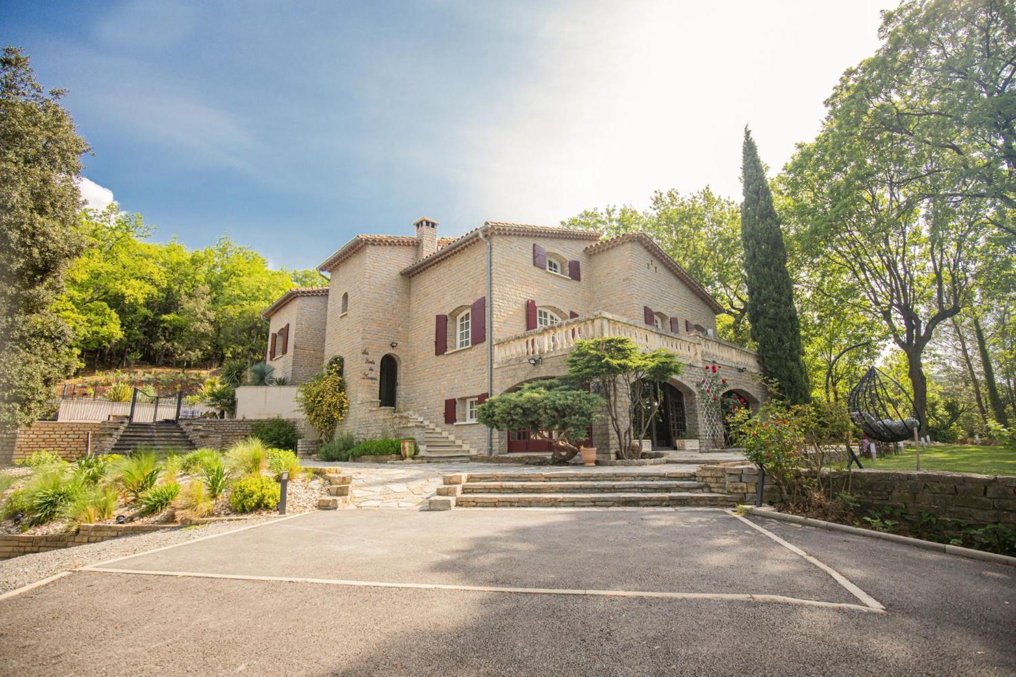 "Les Hauts Du Marquet" - Meuble De Tourisme 5 Etoiles - Gite De Groupe 15 Personnes En Cevennes - Piscine A Debordement - Balneo - Sauna - Nature Saint Jean du Pin Eksteriør bilde