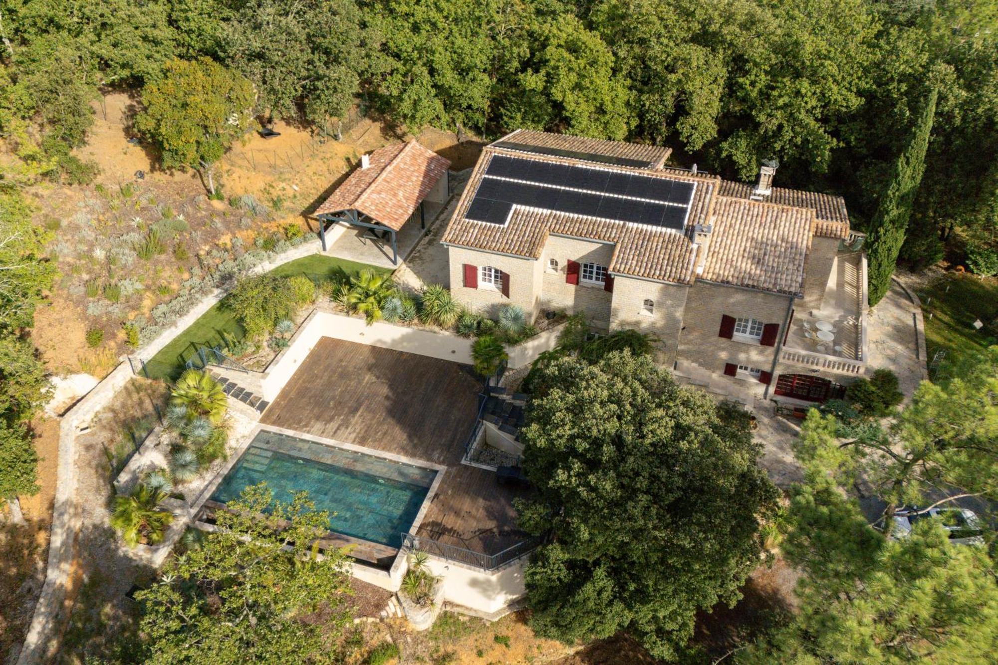 "Les Hauts Du Marquet" - Meuble De Tourisme 5 Etoiles - Gite De Groupe 15 Personnes En Cevennes - Piscine A Debordement - Balneo - Sauna - Nature Saint Jean du Pin Eksteriør bilde