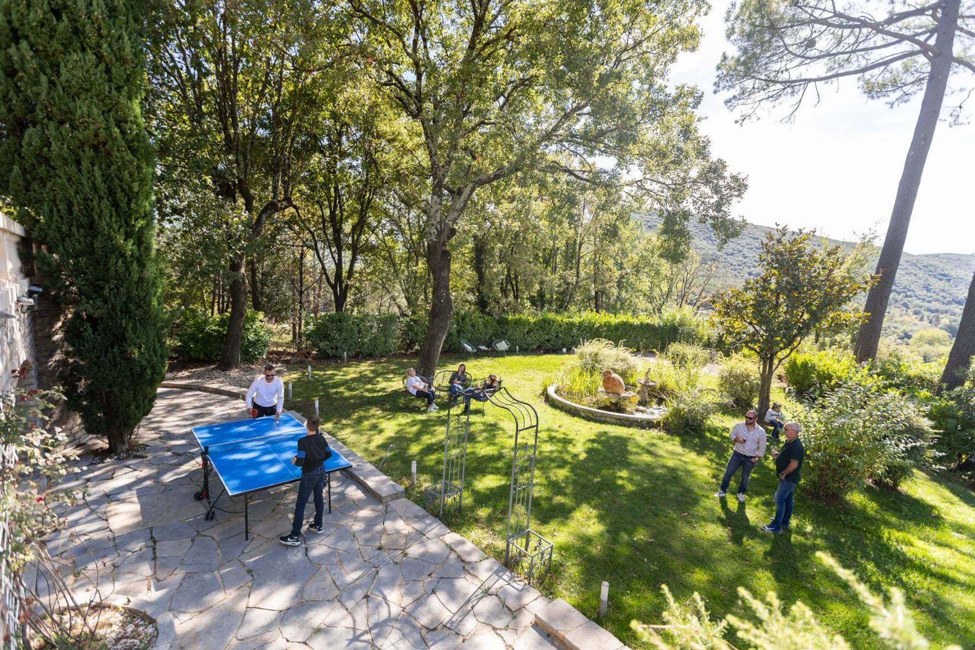 "Les Hauts Du Marquet" - Meuble De Tourisme 5 Etoiles - Gite De Groupe 15 Personnes En Cevennes - Piscine A Debordement - Balneo - Sauna - Nature Saint Jean du Pin Eksteriør bilde